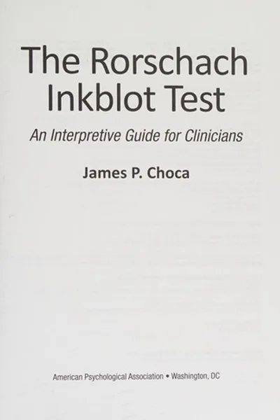 جلد Psychological test report